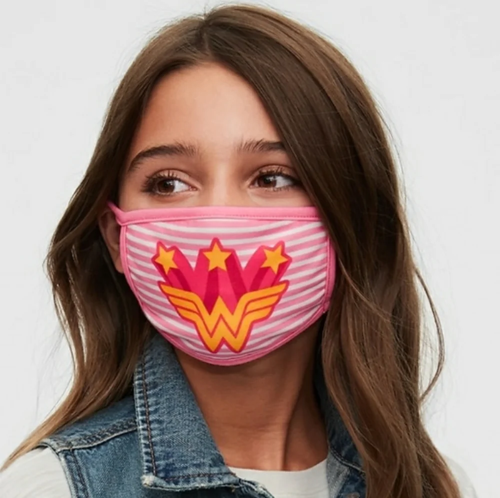COPY - Kids Wonder Woman Face Mask (3-Pack)
